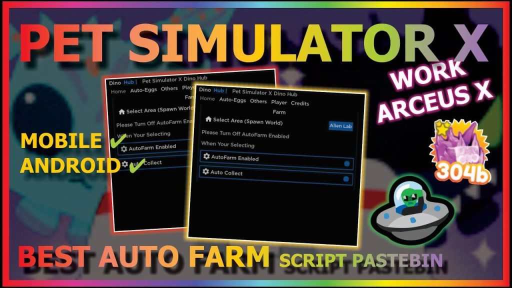 Pet Simulator X script for Arceus X